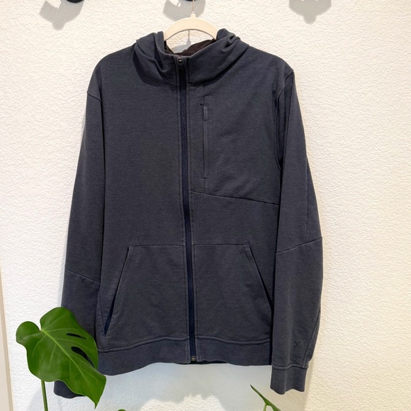 lululemon athletica Other - Lululemon Men's City Sweat Zip Hoodie, size XL, Heathered Navy